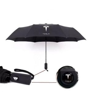 מטריה  איכותית דגם טסלה מודל Tesla Model S X 3